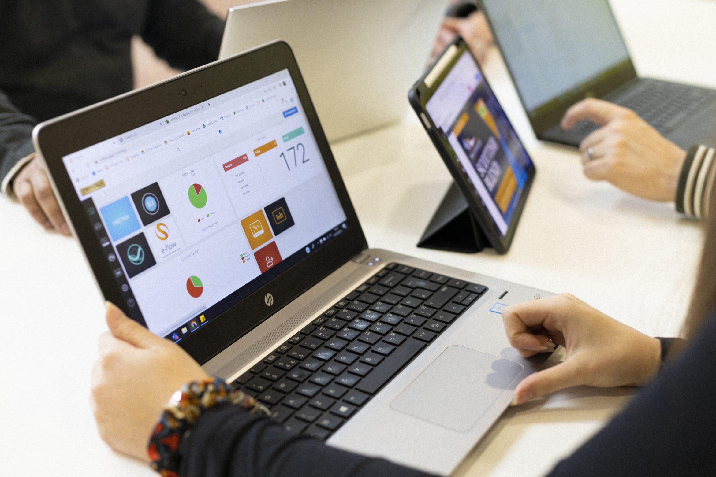 Image of technology e-suite at Sun Branding