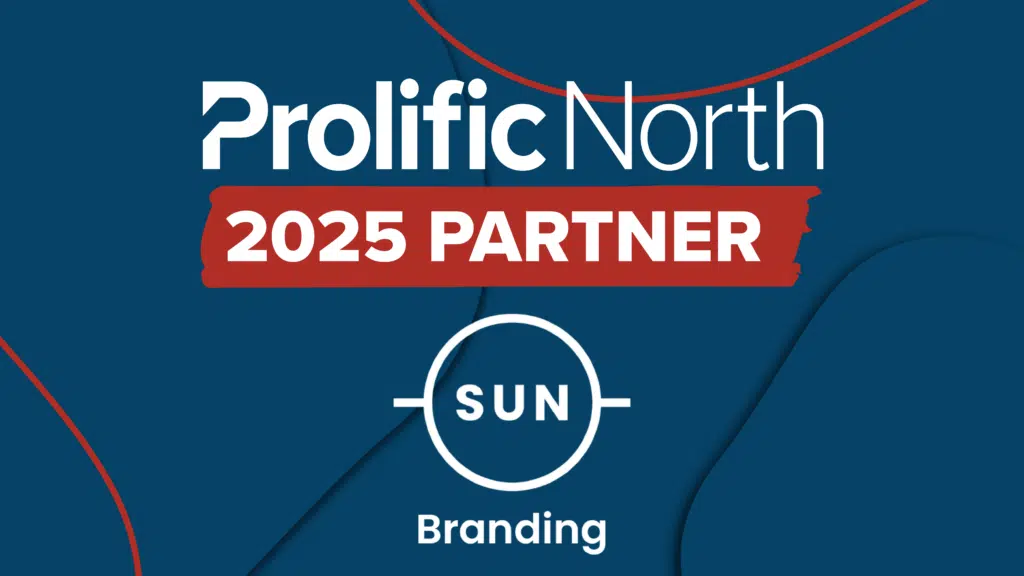 Prolific North 2025 Partner with Sun Branding