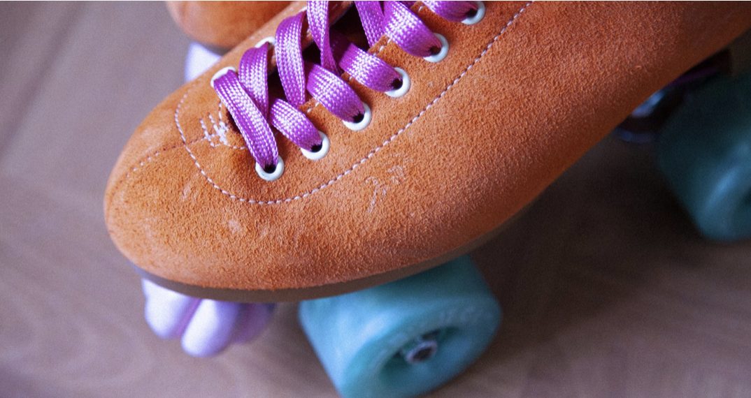 Retro roller skate