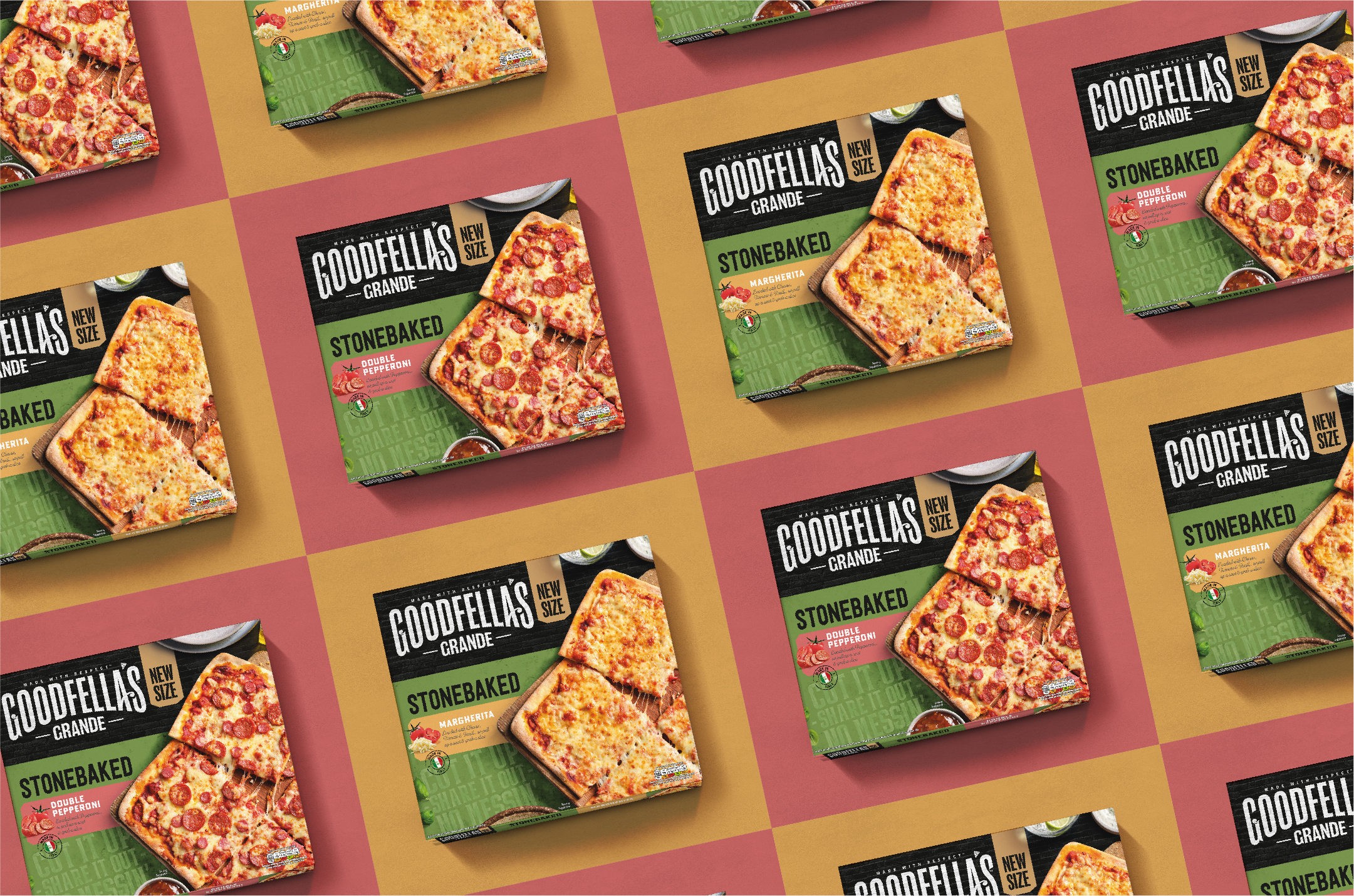 Goodfella's grande pizza pattern