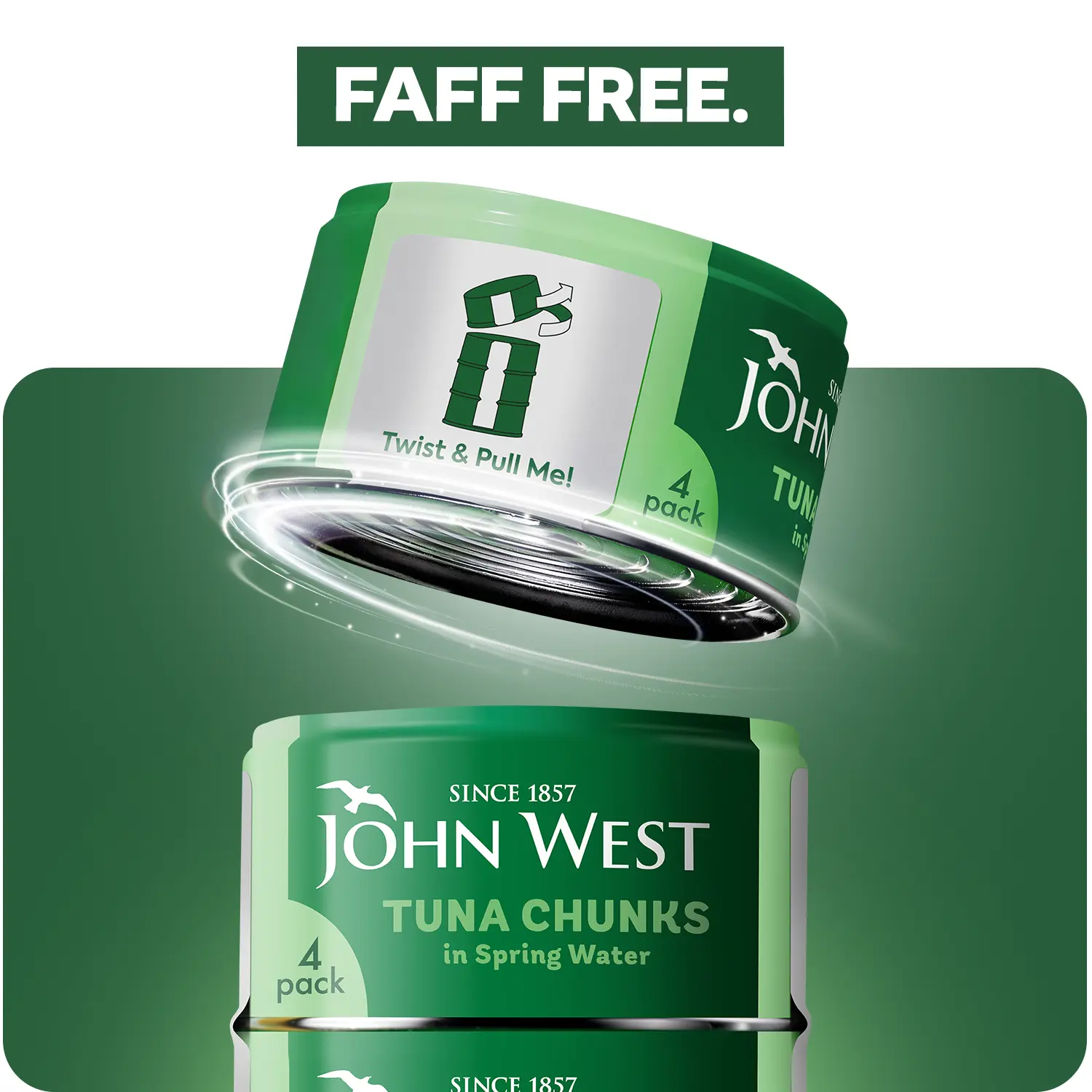 john west cans