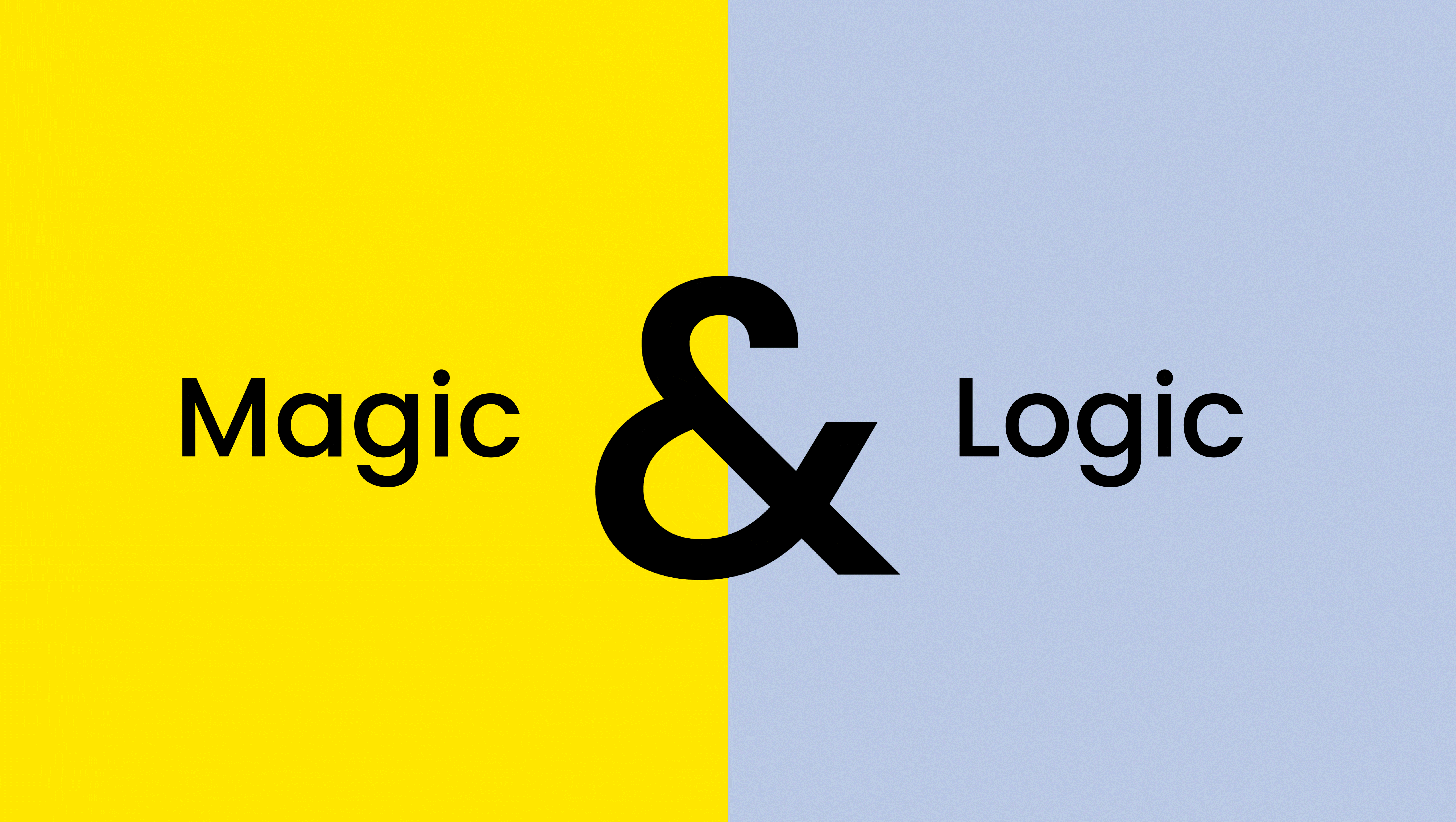 Image of Magic and Logic with moving ampersands