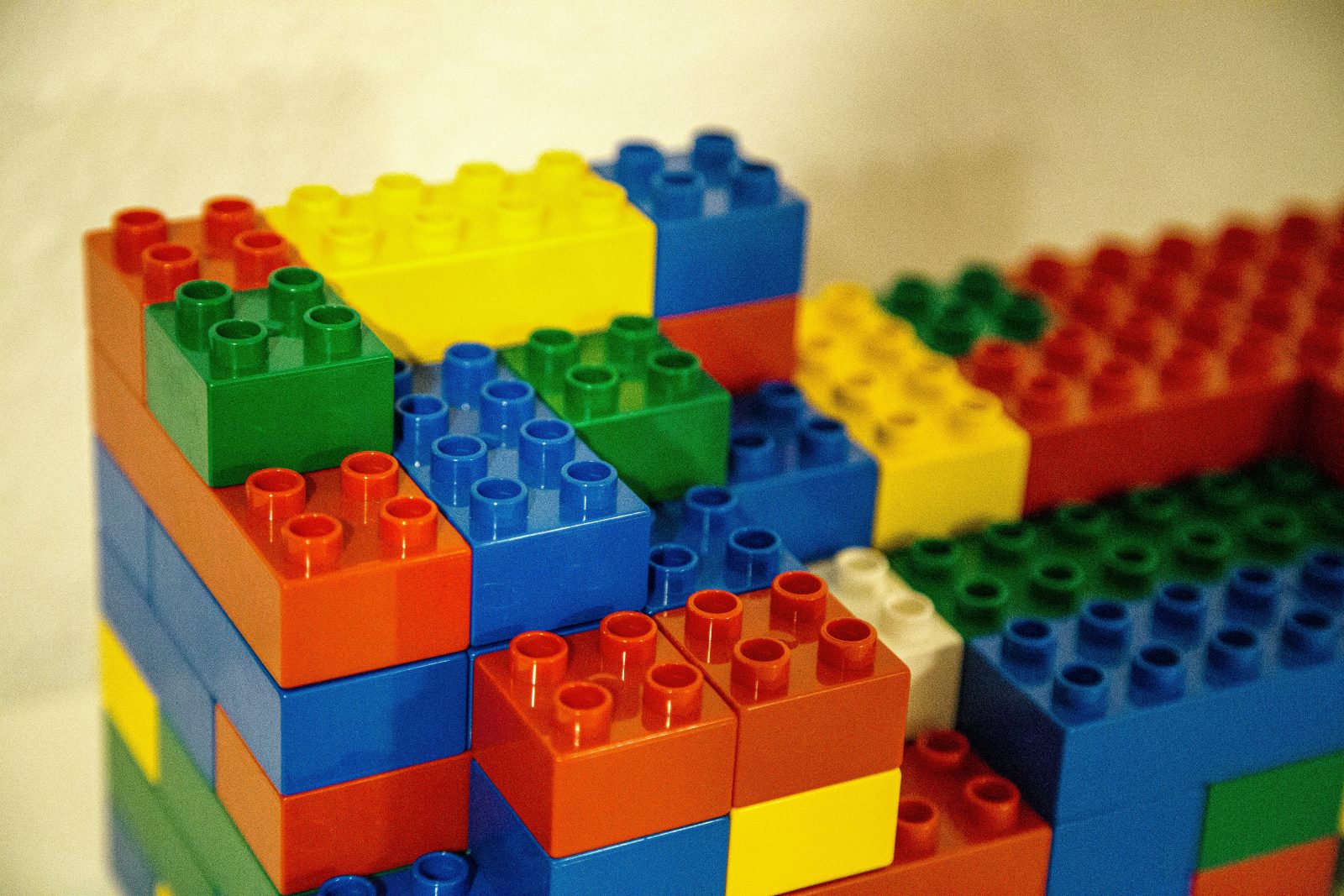 Trust image of building Lego blocks
